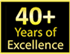 40+ Years of Excellence