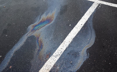 Car Oil on Road